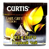 Чай Кертис Curtis Earl Grey Passion бергамот 20 пирамидок