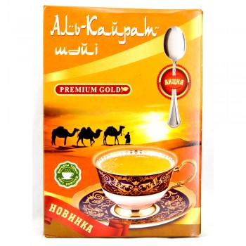 Чай Аль-Кайрат Al-Kairat с ложкой  250 грамм. цена за 1 кор.