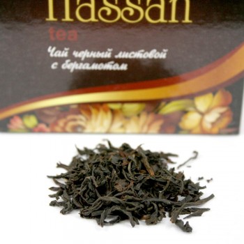Чай HASSAN бергамотом листовой 150гр