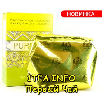 Чай зеленый PURITEA крупнолистовой 150 грамм. цена за 1 кор.