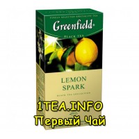 Greenfield Lemon Spark ГРИНФИЛД Лемон Спарк черный с добавками 25 пакетиков
