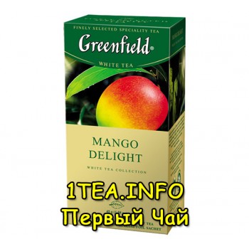 Greenfield Mango Delight ГРИНФИЛД Манго Делайт белый неферментированный с добавками 25 пакетиков