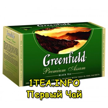 Greenfield Premium Assam ГРИНФИЛД Премиум Ассам черный 25 пакетиков