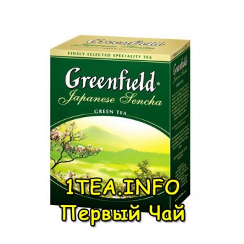 Greenfield Japanese Sencha ГРИНФИЛД Джапаниз Сенча зеленый листовой 100 грамм