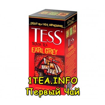 Tess Earl Grey ТЕСС Эрл Грей черный с добавками 25 пакетиков