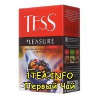 Tess Pleasure ТЕСС Плэжа черный листовой с добавками 100 гр.