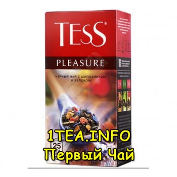 Tess Pleasure ТЕСС Плэжа черный с добавками 25 пакетиков