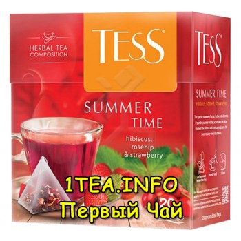 Tess Summer Time ТЕСС Самма Тайм в пирамидках 20 пакетиков