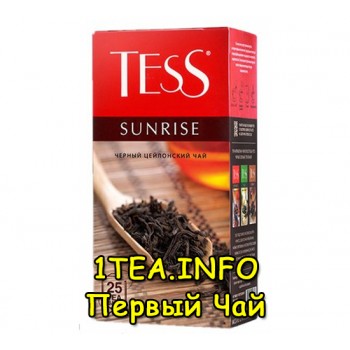 Tess Sunrise ТЕСС Санрайз черный 25 пакетиков