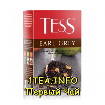 Tess Earl Grey Эрл Грей цедрой цитрусовых и ароматом бергамота 100 гр.