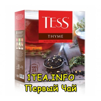 Tess Thyme ТЕСС Тайм черный с добавками 100 пакетиков