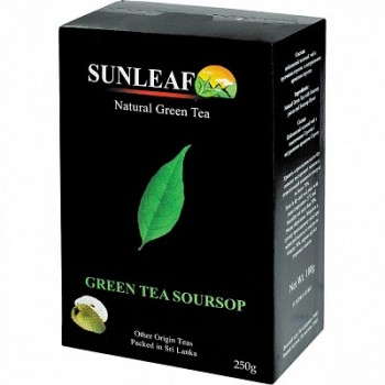Чай Санлиф Sunleaf зелёный листовой с саусепом 250гр